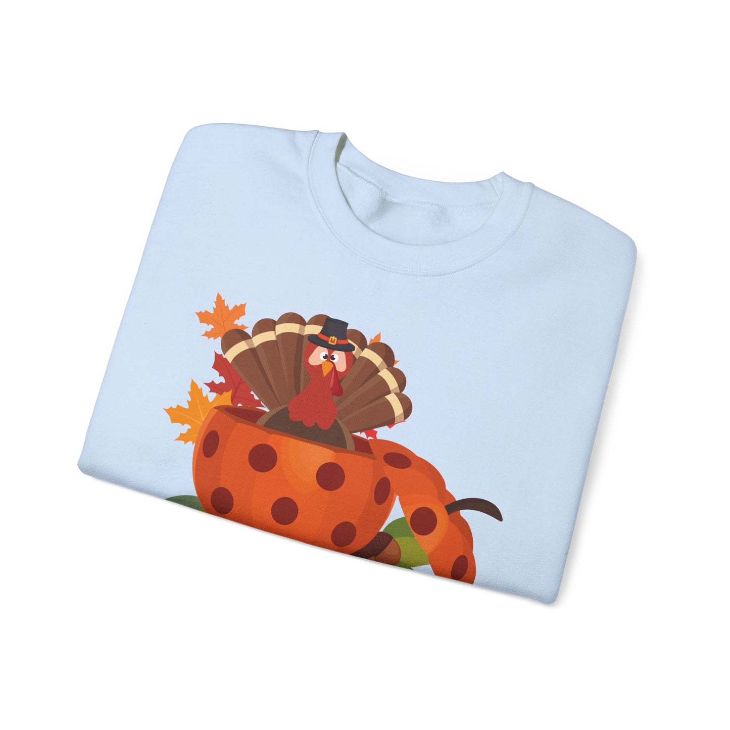 Thanksgiving Turkey Pickleball Unisex Heavy Blend™ Crewneck Sweatshirt