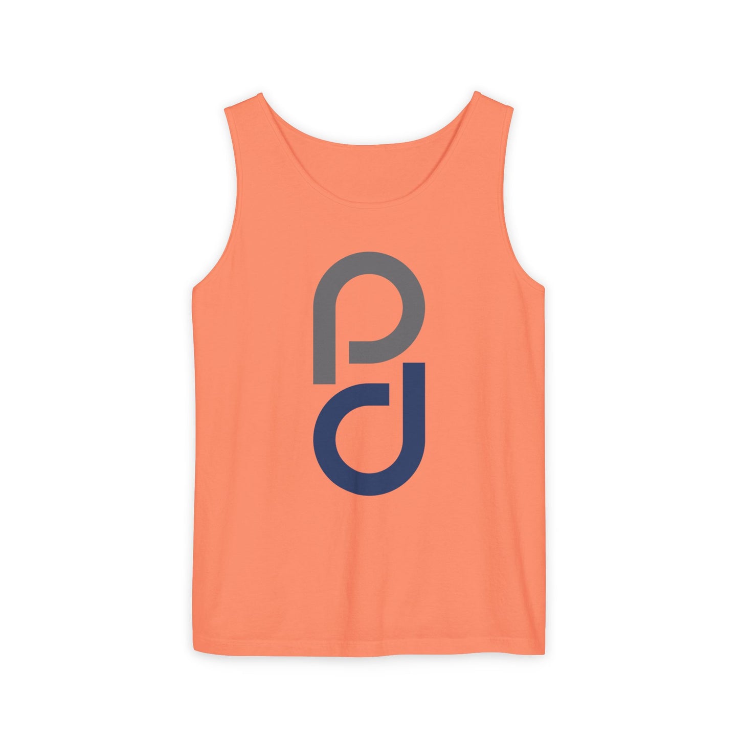 PD Pickleball Blues II - Gray Blue Unisex Garment-Dyed Tank Top