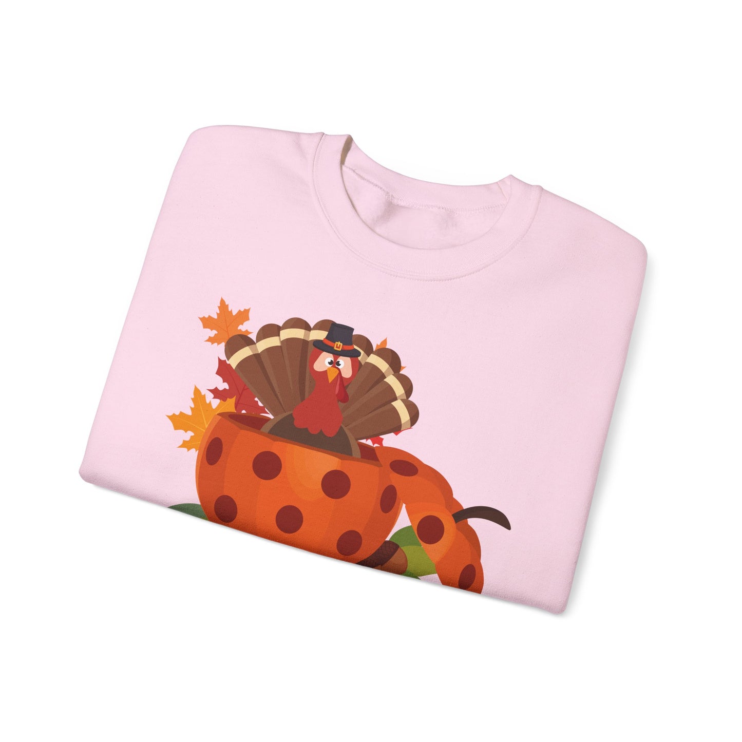 Thanksgiving Turkey Pickleball Unisex Heavy Blend™ Crewneck Sweatshirt