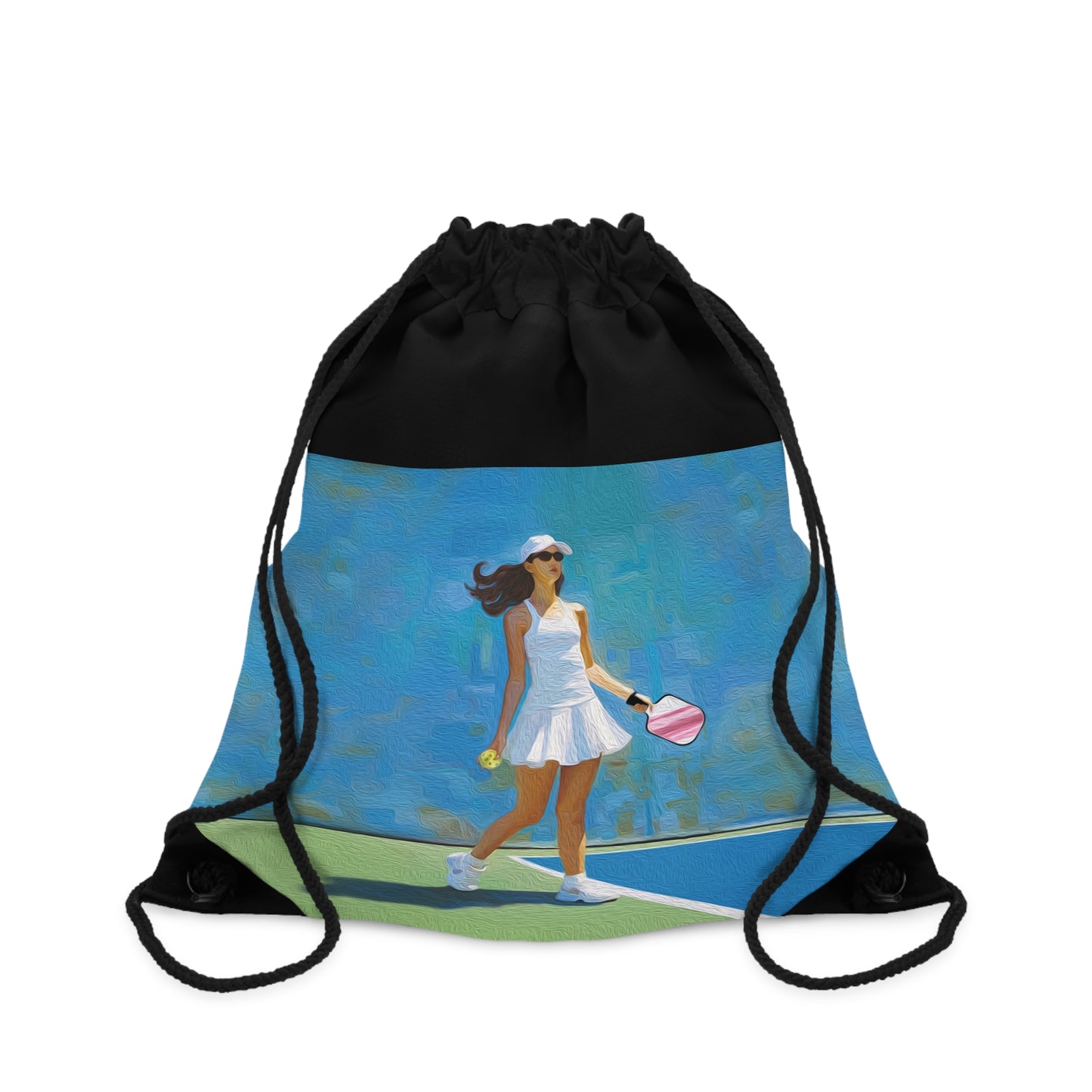 Pickleball "Courtside" Limited Edition Drawstring Bag