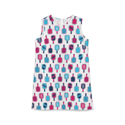 1965 Pickleball Paddles A-line Sleeveless Dress (AOP)