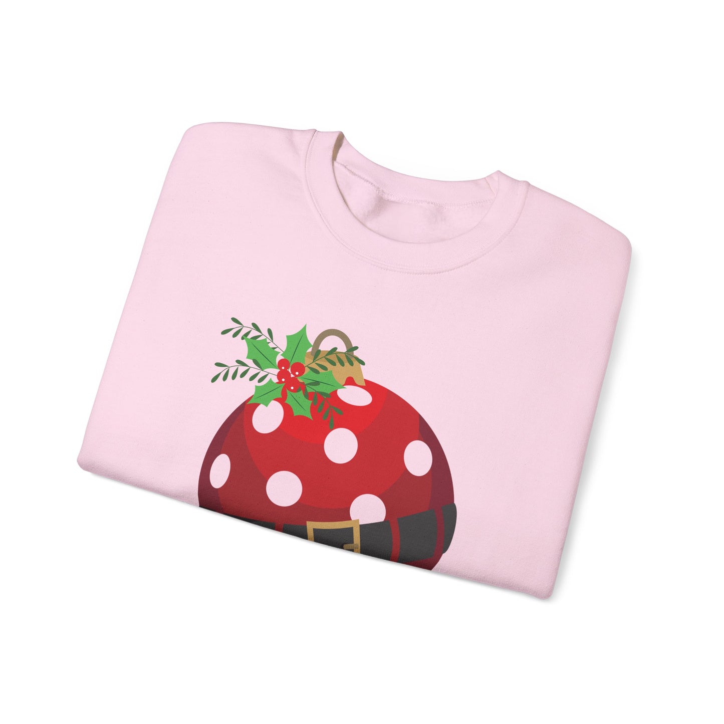 Santa Pickleball Ornament Unisex Heavy Blend™ Crewneck Sweatshirt