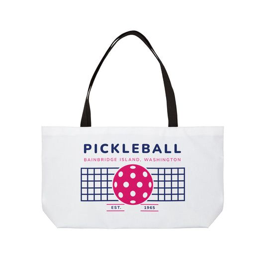 1965 Pickleball Ball and Net Weekender Tote Bag