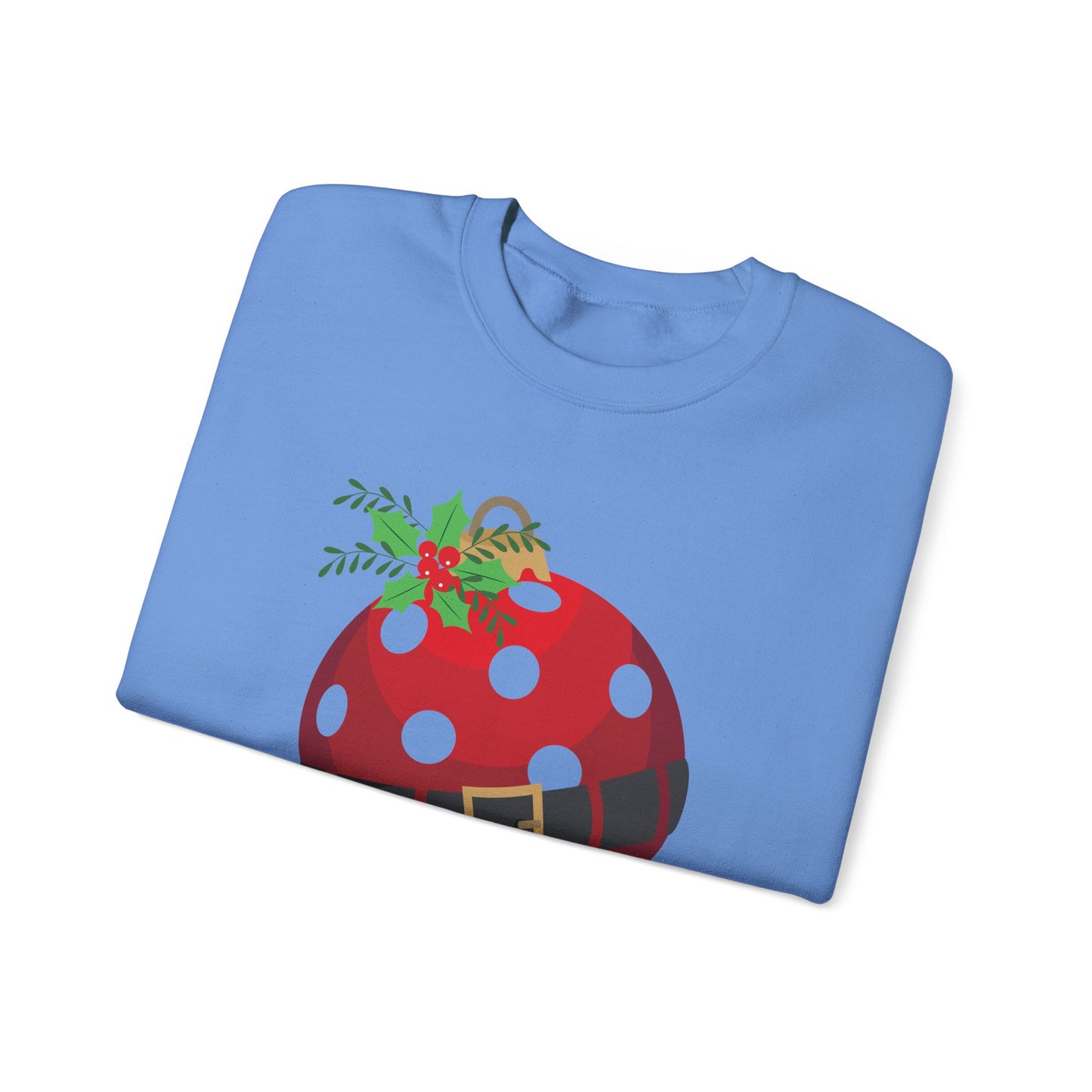 Santa Pickleball Ornament Unisex Heavy Blend™ Crewneck Sweatshirt